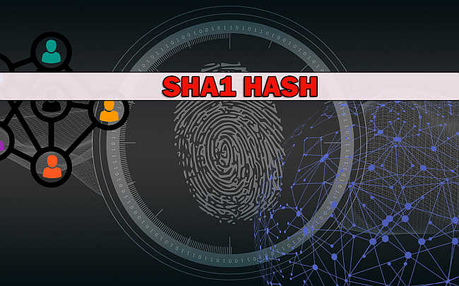 SHA1 hash generator